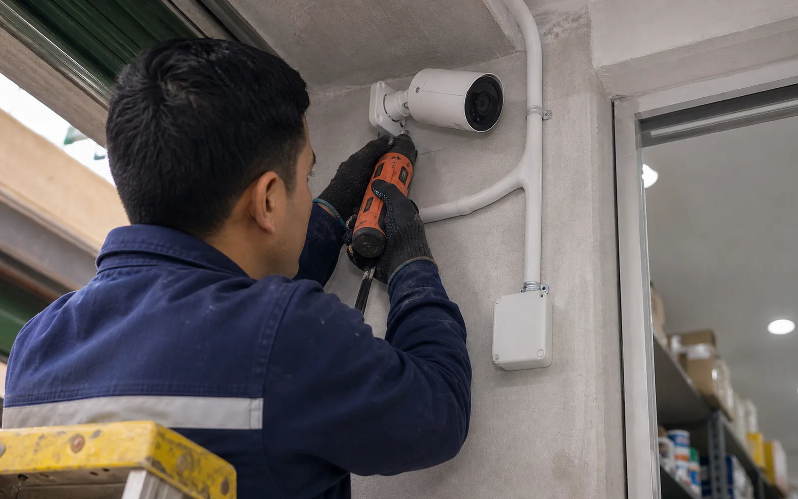Cámaras de Seguridad CCTV - instalación en sitio referencial HYC