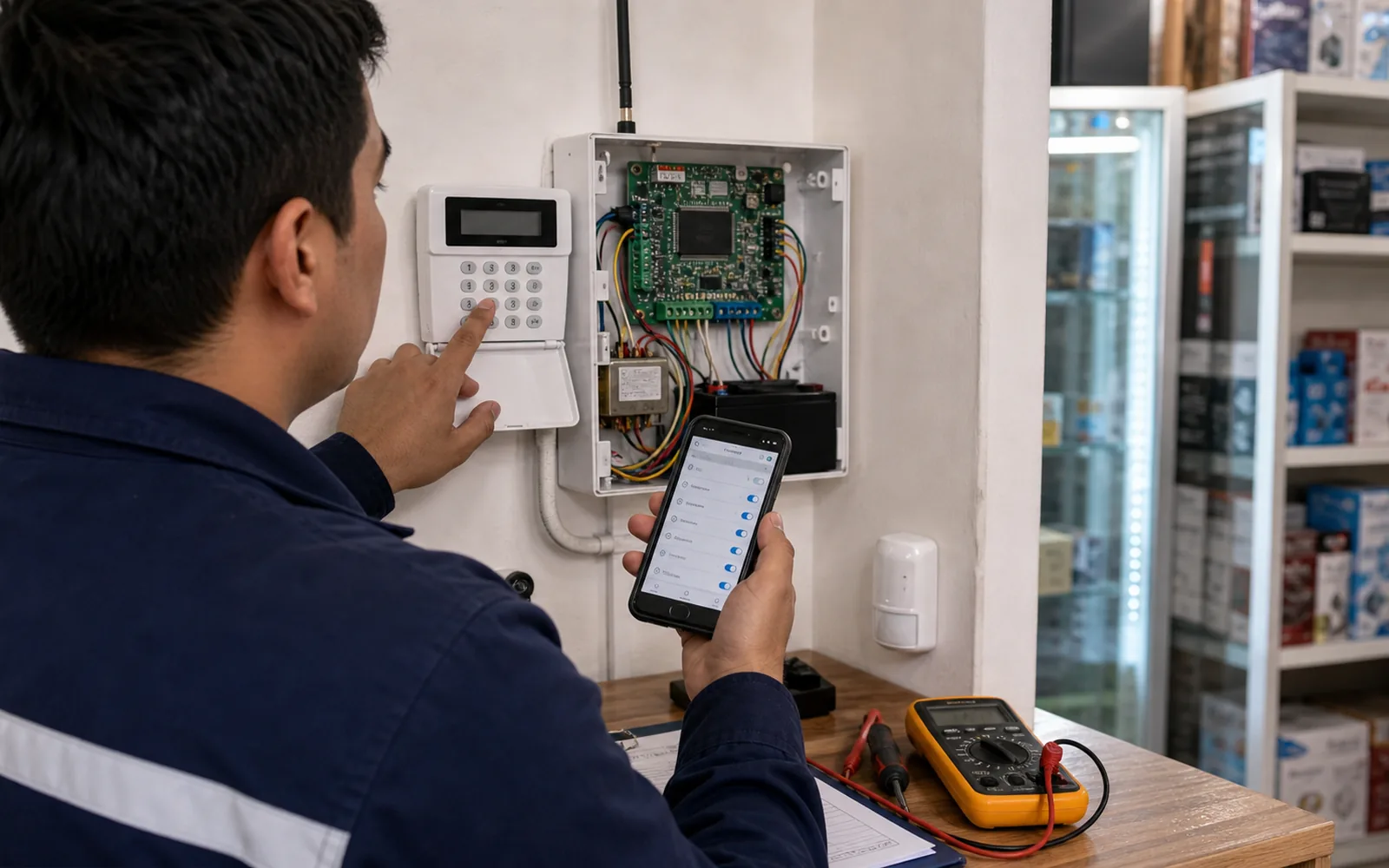 Alarmas Antirrobo - configuración técnica referencial HYC