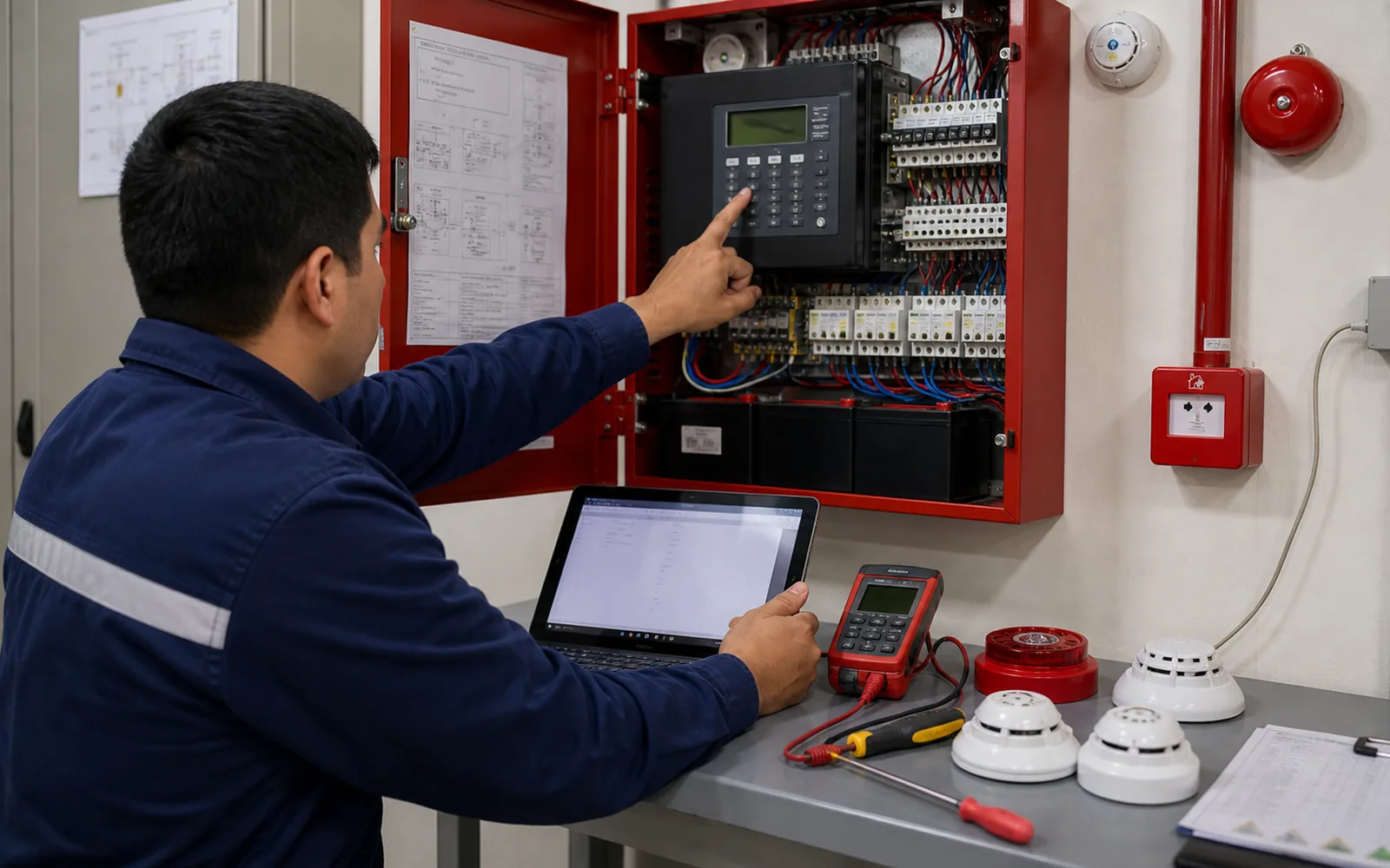 Alarmas Contra Incendios - configuración técnica referencial HYC