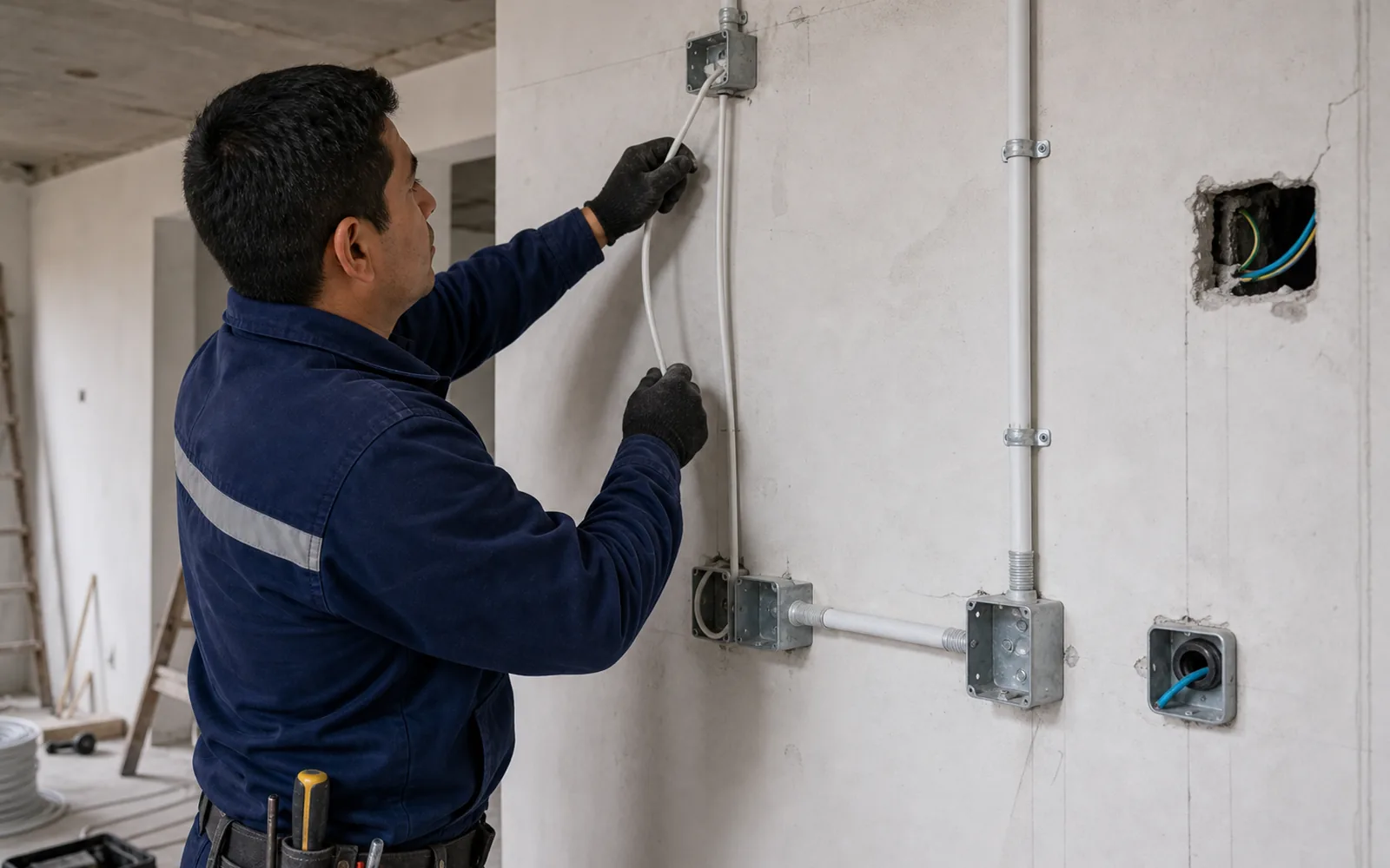 Instalaciones Eléctricas - instalación en sitio referencial HYC