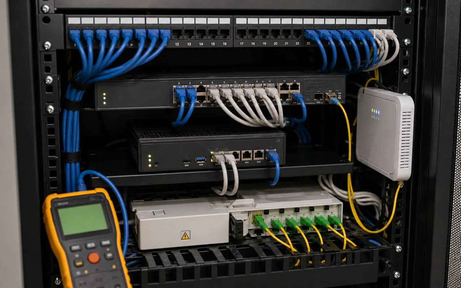 Redes, Internet y WiFi - detalle del equipo referencial HYC