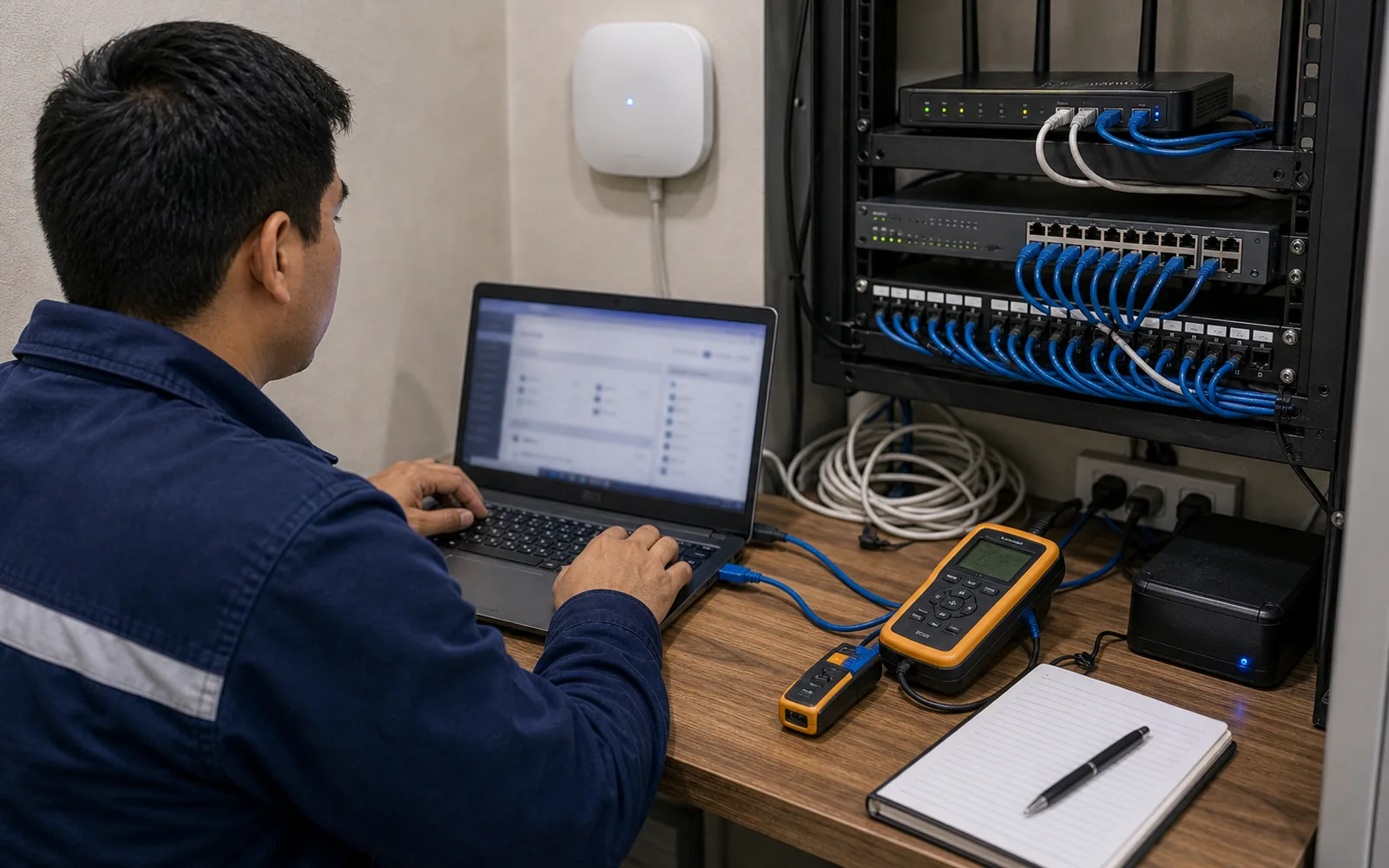Redes, Internet y WiFi - configuración técnica referencial HYC