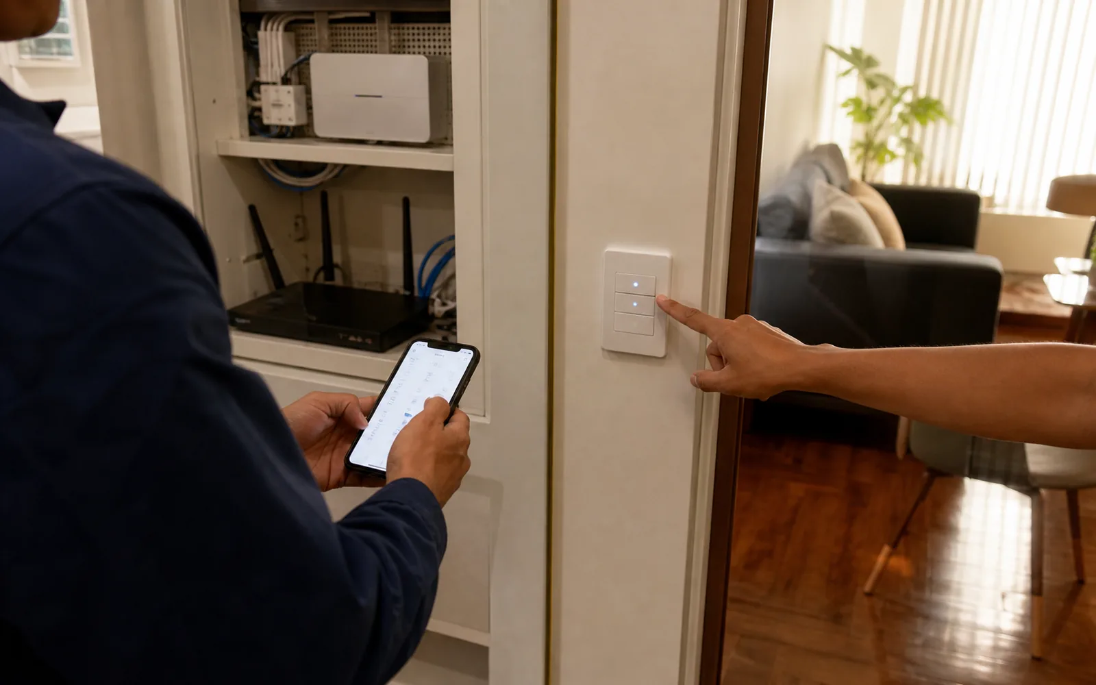 Domótica e Inmótica - instalación referencial HYC