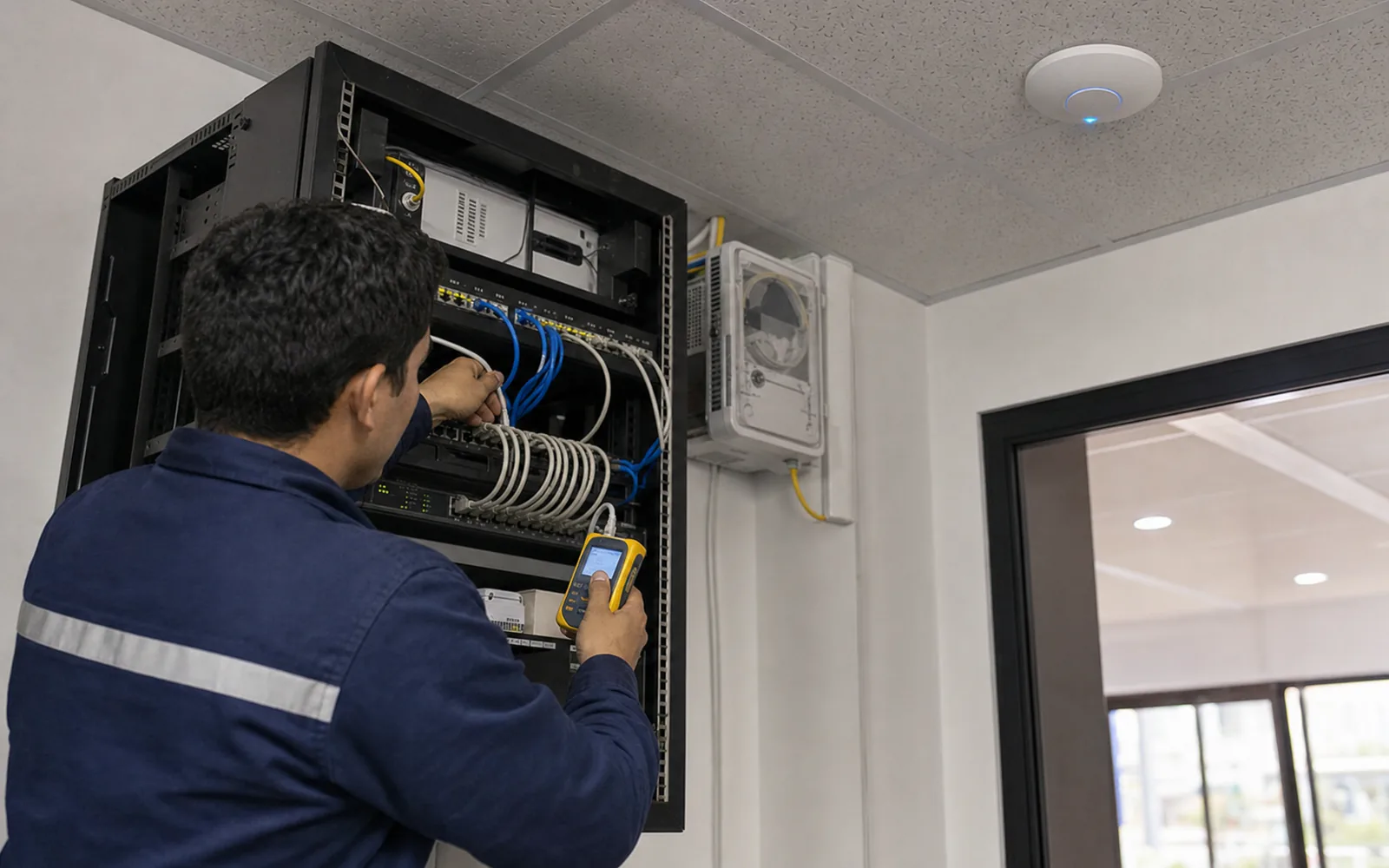 Redes, Internet y WiFi - instalación referencial HYC